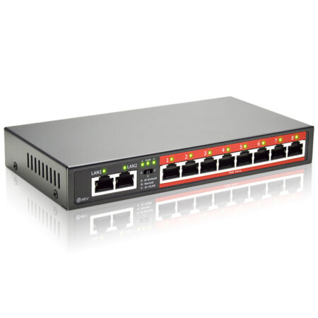 Pix-Link Ethernet Hub 8 Ports POE