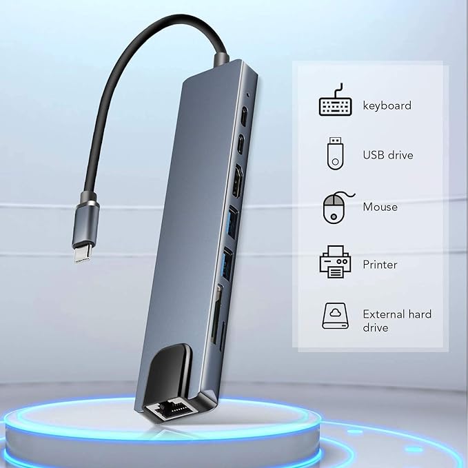 PANCORE USB-C Adapter 8 Ports PANCORE USB-C Adapter 8 Ports - Image 7