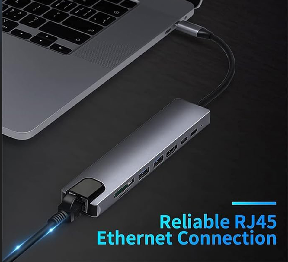 PANCORE USB-C Adapter 8 Ports PANCORE USB-C Adapter 8 Ports - Image 4
