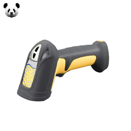 PANDA 5250 barcode scanner on a warehouse counter in Cyprus scanning product barcodes