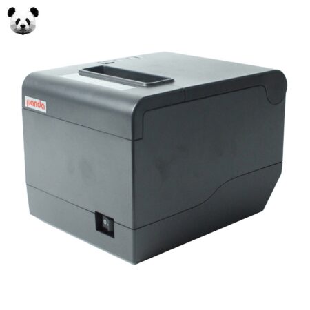 PANDA 800 U+L thermal receipt printer with auto-cutter and barcode support on a retail counter in Cyprus