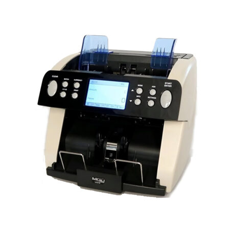 BELLCON V2510 money counter for high-speed banknote counting in Cyprus and Pan-Europe with touchscreen and multi-currency support