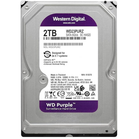 WD HDD 2TB SATA PURPLE
